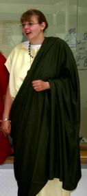Am Sonntag erzählt die Schankwirtin Cynthia über das Leben im Schatten der Legion im LWL-Römermuseum. <br>Foto: LWL<br />