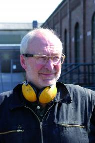 Karl Manfred Rennertz während seiner Arbeit auf der Zeche Zollern. Foto: LWL