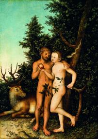 ¿Adam und Eva ¿ von Lucas Cranch d.Ä., 1525. Foto: LWL