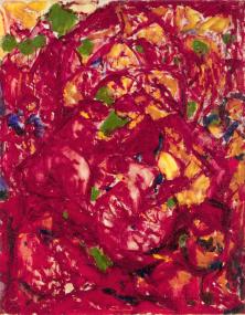 ¿Der Stall von Bethlehem¿ abstrakt: So hat der Maler Adolf Hölzel die Krippe 1914 gemalt. <br>Foto: LWL<br />