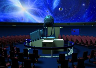 Das Unendliche Universum kann ab 1. April neu im Planetarium Münster erforscht werden. <br>Foto: Hoppe, Münster.<br />
