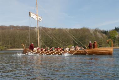 Kriegsschiffe dieser Art wurden im Germanicus-Feldzug von zivilen Lastschiffen begleitet, vermutet Wilm Brepohl. <br>Foto: IMPERIUM KONFLIKT MYTHOS, Wolfgang Huppertz<br />