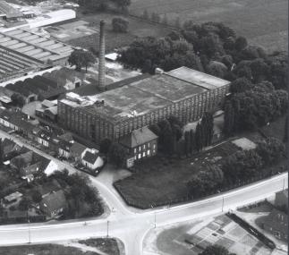 Spinnerei Hochfeld Werner Schwartz, 1961. <br>Foto: Rösler<br />