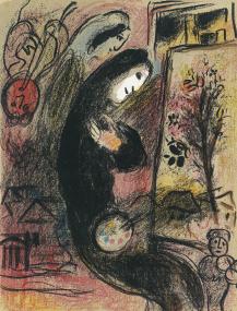 Marc Chagall, L¿Inspiré, 1963, Porträtarchiv Diepenbroick Ó VG Bild-Kunst, Bonn 2008.<br>Foto: LWL<br />