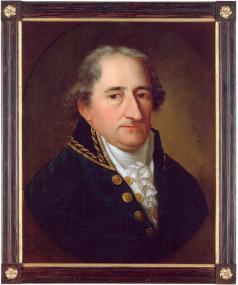 Johann Christoph Rincklake, Bildnis Freiherr vom Stein, 1804, Gemälde in der Stein-Ausstellung in Schloß Cappenberg