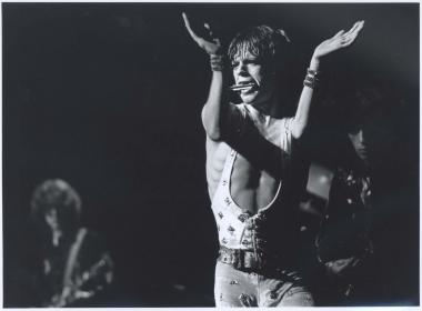 Aus dem Jahr 1973 stammt diese Aufnahme von Mick Jagger.<br>Foto: Berthold Socha <br />