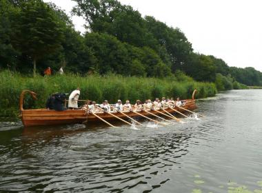 "Victoria" auf dem Weg nach Rheine, zwischen der Listruper Schleuse und Salzbergen.<br> Foto: Imperium Konflikt Mythos<br />