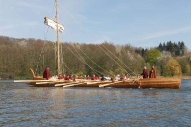 Seit Ende Mai ist "Victoria" auf deutschen Flüssen unterwegs.<br>Foto: Huppertz/Imperium Konflikt Mythos<br />