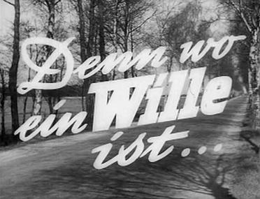 Titelbild des Films ¿Wo ein Wille ist, ist auch ein Weg¿.<br>Repro: LWL<br />