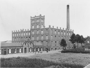 Ansicht der Spinnerei & Weberei Herding um 1930.<br>Foto: privat<br />