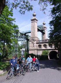 Start der Feiertagsradtour am Schiffshebewerk.<br>Foto: LWL<br /> 