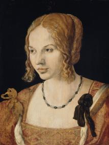 Albrecht Dürer, Bildnis einer jungen Venezianerin, 1505.<br>Foto: Kunsthistorisches Museum Gemäldegalerie Wien<br />