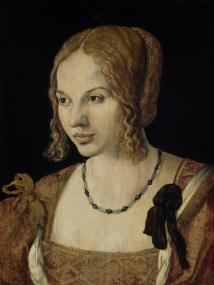 Albrecht Dürer, Bildnis einer jungen Venezianerin, 1505.<br>Foto: Kunsthistorisches Museum Gemäldegalerie Wien<br />