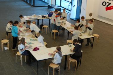 Beim ¿Bildschönen Samstag¿ können Kinder im LWL-Landesmuseum Kunst erleben.<br>Foto: LWL<br />