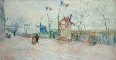 Vincent van Gogh (Groot-Zundert 1853-1890 Anvers-sur-Oise), Impasse des deux frères, 1887, Öl auf Leinwand, 34,5 x 64,5 cm, Van Gogh Museum Amsterdam (Vincent van Gogh Foundation). Foto: LWL<br />