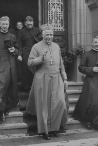 Kardinal Clemens August von Galen wurde wegen seiner Kritik an der nationalsozialistischen Politik als "Löwe von Münster" bekannt.<br>Foto: Heimathaus Münsterland, Telgte.<br />