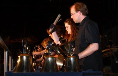 Der Handglockenchor aus Gescher (Kreis Borken) ist bei der vorweihnachtlichen Spätschicht zu Gast im LWL-Industriemuseum.<br>Foto: PR<br />