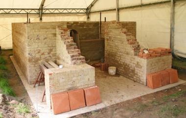 Rekonstruktion des römischen Ziegelofens im LWL-Industriemuseum in Lage. <br>Foto: LWL<br />