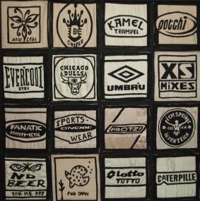 Collage mit Labels, die eine Schulklasse im Rahmen des Wettbewerbs ¿Ein Label ist Kult¿ erstellte. <br>Foto: LWL<br />
