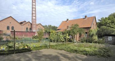 Blick in den Arbeitergarten des Textilmuseums. <br>Foto: LWL<br />