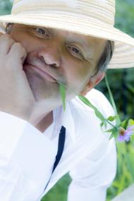 Mann Spitzer liest aus Tom Sawyer im Planetarium des LWL-Museums für Naturkunde. <br>Foto: LWL/Oblonczyk<br />