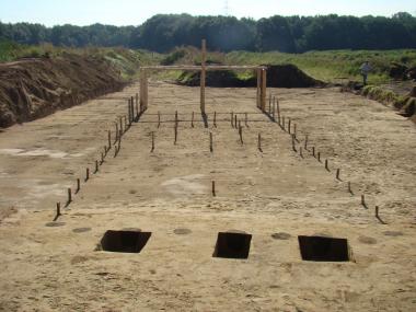 Teilrekonstruktion eines Wohnstallhauses in Castrop-Rauxel.<br>Foto: LWL/Gerdemann<br />