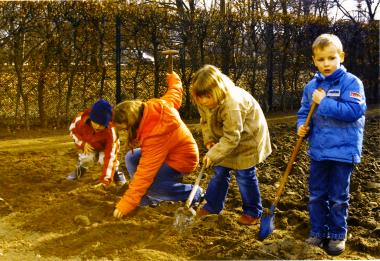 Kinder können im LWL-Industriemuseum erleben, Kartoffeln geerntet werden. <br>Foto: LWL<br />