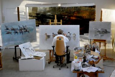 In Jonssons Werken verschmelzen Wissen und Kunst zu einer Einheit.<br>Foto: Hanser.<br />