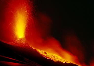Am Anfang war das Feuer. Foto aus der Ausstellung ¿Verbrannte Landschaften¿. <br>Foto: Daniela Szczepanski<br />