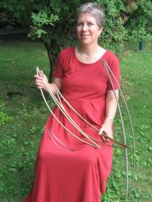 Jessica Burri mit Instrument. <br>Foto: J. Burri<br />