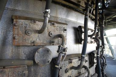 Geschlossene Ofenkühlung an Hochofen 3. <br>Foto: LWL/Hudemann<br />