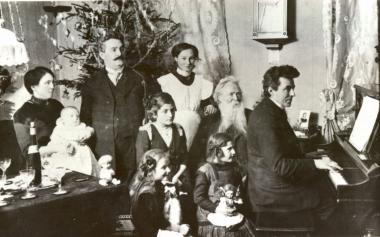 ¿Am Weihnachtsabend¿ im Kreis Höxter 1912. <br>Repro: LWL/VOKO<br />