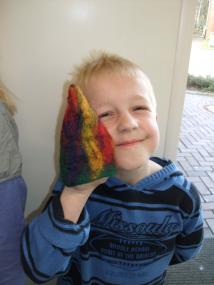 Schönes Geschenk zu Ostern: Eierwärmer aus Filz. 		        <br>Foto: LWL<br />