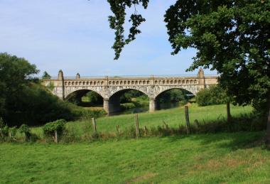 Die Radtour durch die Kanalgeschichte führt auch an der Kanalbrücke über die Lippe vorbei. <br>Foto: LWL<br />