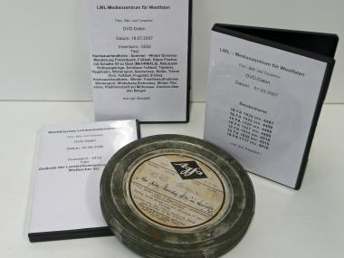 Die Inhalte alter Filme werden auf DVDs wieder sichtbar gemacht, die Originalfilme dadurch geschont.<br>Foto: LWL<br />