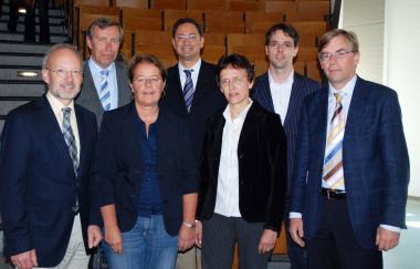 Verantwortliche und Referenten während der Einführungsveranstaltung zum offiziellen Start der Trauma-Ambulanz am UKM  <br>Foto: UKM<br />