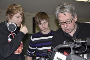 Unter Anleitung eines Medienpädagogen produzierten die Schüler eine 20-minütige Filmdokumentation. <br>Foto: LWL/Jan Telgkamp<br />