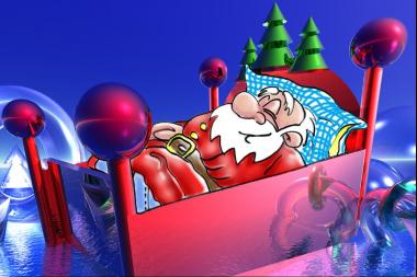 Weihnachtlich geht es im Planetarium bei ¿Wer rettet den Weihnachtsmann?¿ und den anderen Angeboten an Heiligabend zu. <br>Foto: Planetarium Bochum<br />