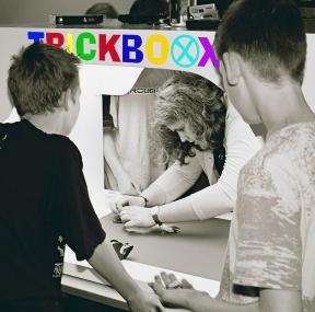 Die Trickboxx machts möglich: Mit ihrer Hilfe erstellen die Ferienkinder ihren eigenen Film. <br>Foto: LWL/S. Sagurna<br />