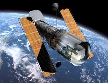Das Hubble-Teleskop steht im Mittelpunkt des astronomischen Vortrags. <br>Foto: NASA.<br />