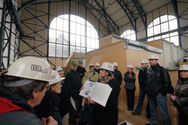Gut eingepackt ¿ die Maschinen sind während der Restaurierungs-arbeiten eingehüllt.   <br> Foto: LWL/Appelhans<br />