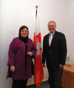 Landtagsabgeordnete Astrid Birkhahn besucht den Landschaftsverband Westfalen-Lippe (LWL). <br>Foto: LWL/Fischer<br />