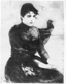 Henriette Davidis als junge Frau. <br>Repro: LWL<br />