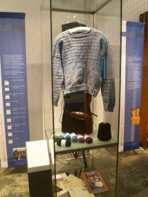 Klassischer Gansey in der traditionell geforderten Dichte, zu sehen in der Ausstellung ¿Verstrickungen¿. <br>Foto: LWL<br />