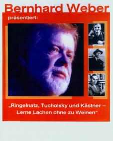 Bernhard Weber rezitiert seine Lieblingsautoren Ringelnatz, Tucholsky und Kästner in der Maschinenhalle des Schiffshebewerks. <br>Foto: Bernhard Weber<br />