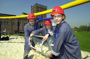 Seit zehn Jahren gehen Kinder auf der Zeche Knirps mit Spaß an die Arbeit. <br>Foto: LWL/Torsten Janfeld<br />
