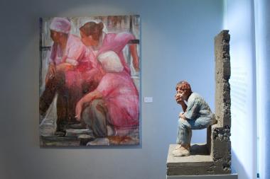Blick in die Ausstellung ¿Trabajadoras del Mundo ¿ Frauenarbeit¿ ¿ Cecilia Herrero-Laffin. <br>Foto: LWL / A. Hudemann <br />
