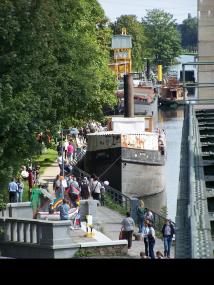 Hafenbummel am Oberwasser.<br>Foto: LWL<br />