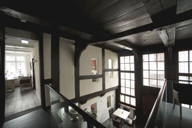 Mechthild und Bruno Höner bewerben sich mit der Revitalisierung des Hauses Ottens aus dem Jahre 1635 zu einem zeitgemäßen Geschäftshaus im historischen Stadtkern von Wiedenbrück. <br>Foto: LWL/Hedwig Nieland<br />