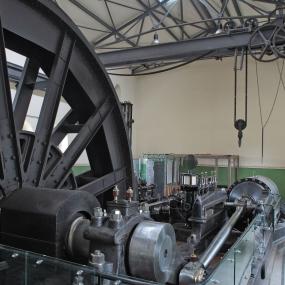 Bei einer Schauvorführung der Fördermaschine können die Besucher die technischen Innovationen der damaligen Zeit sehen. <br>Foto: LWL<br />